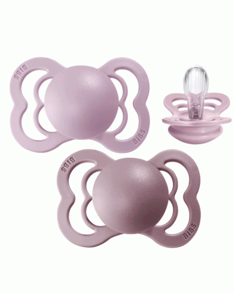 Dusky Lilac & Heather Silicone - BIBS Supreme