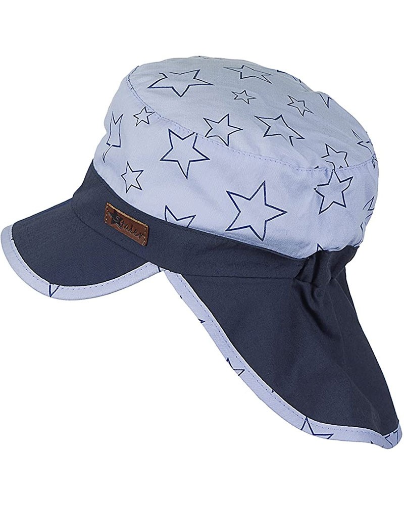 Schirmmütze für Jungen mit Nackenschutz und Sternenmotiv