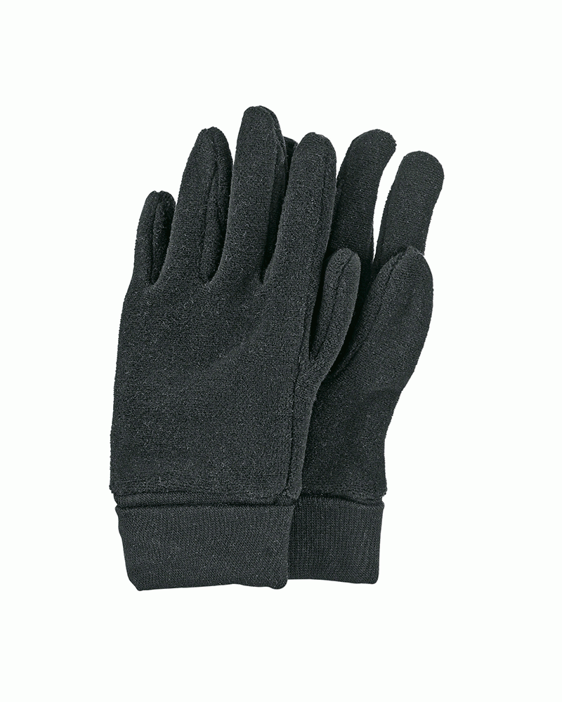 Fingerhandschuhe Microfleece - schwarz