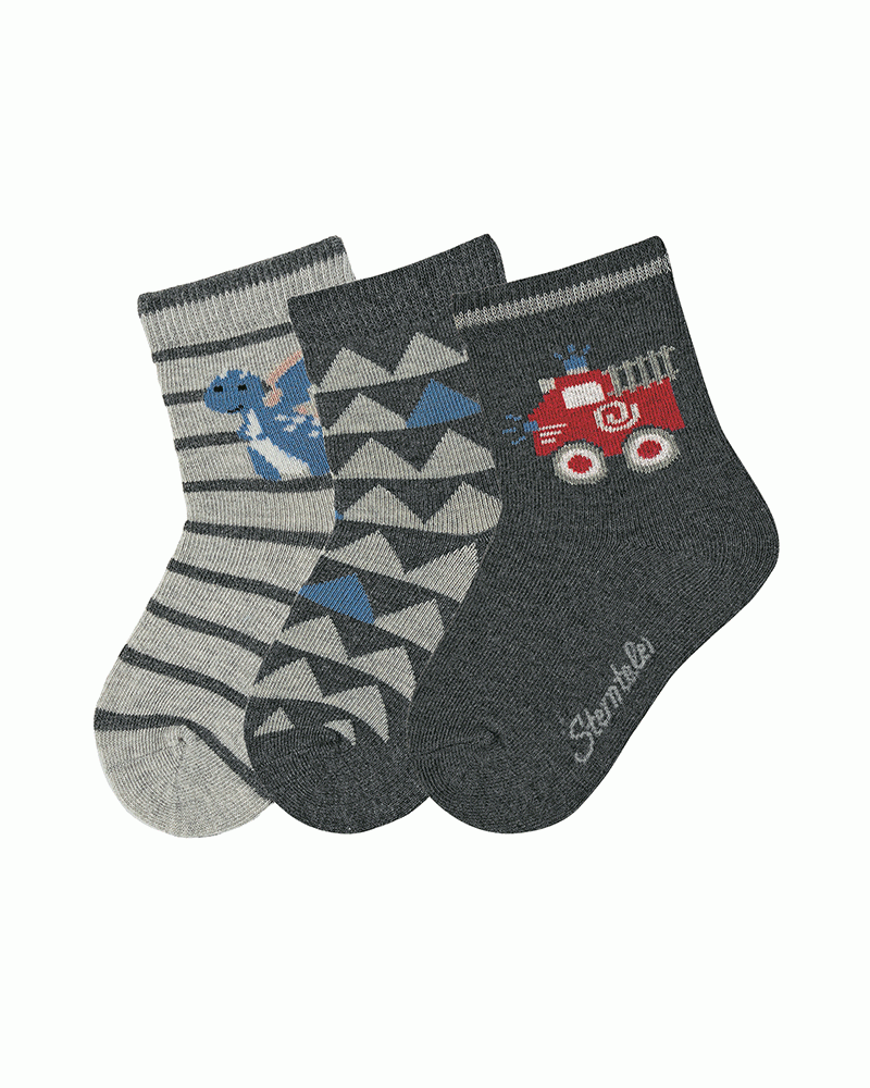 Socken, Dreierpack 