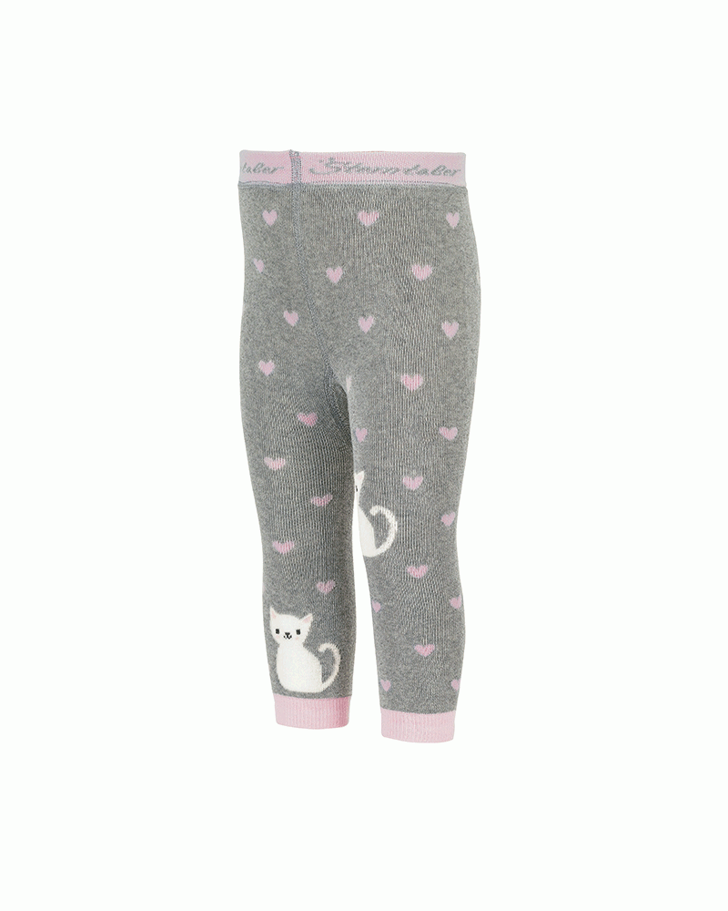 Mädchen Leggings Katze 