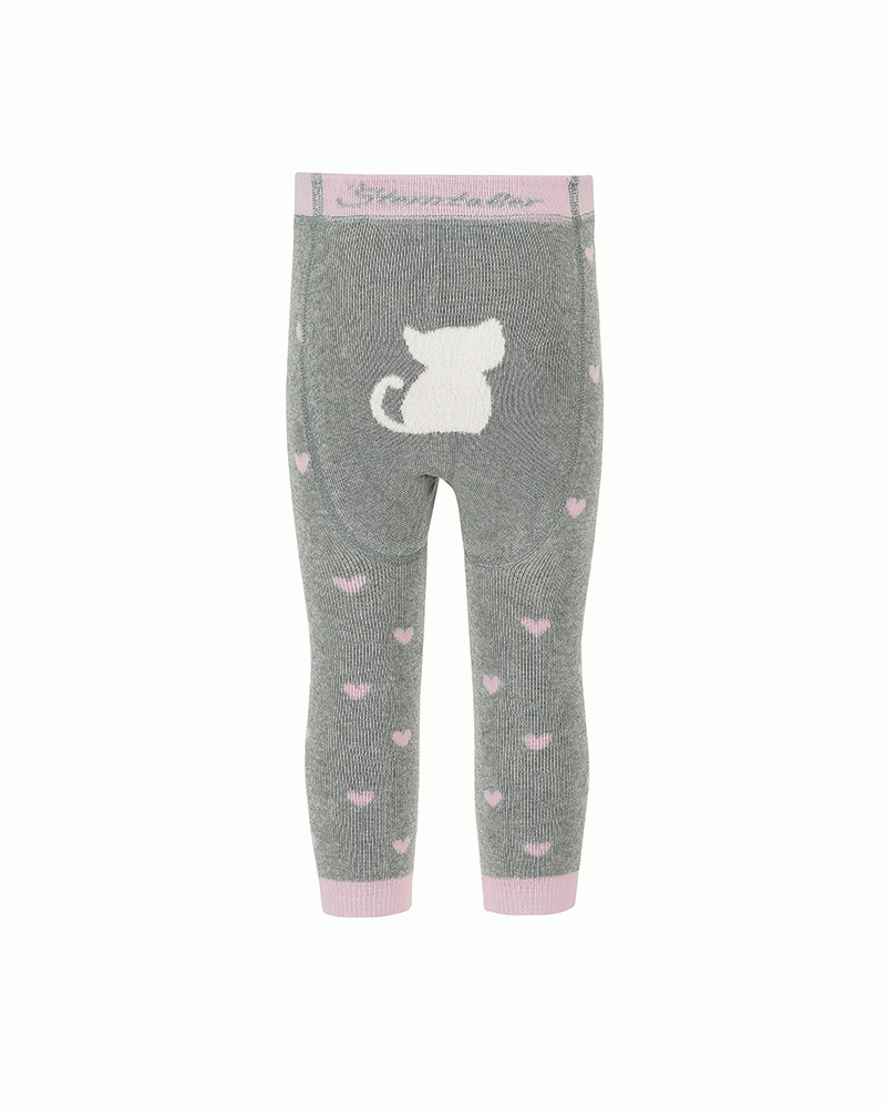 Mädchen Leggings Katze 