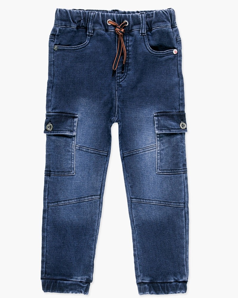 BOBOLI HOSE DENIM GESTRICKT ELASTISCH FÜR JUNGE 