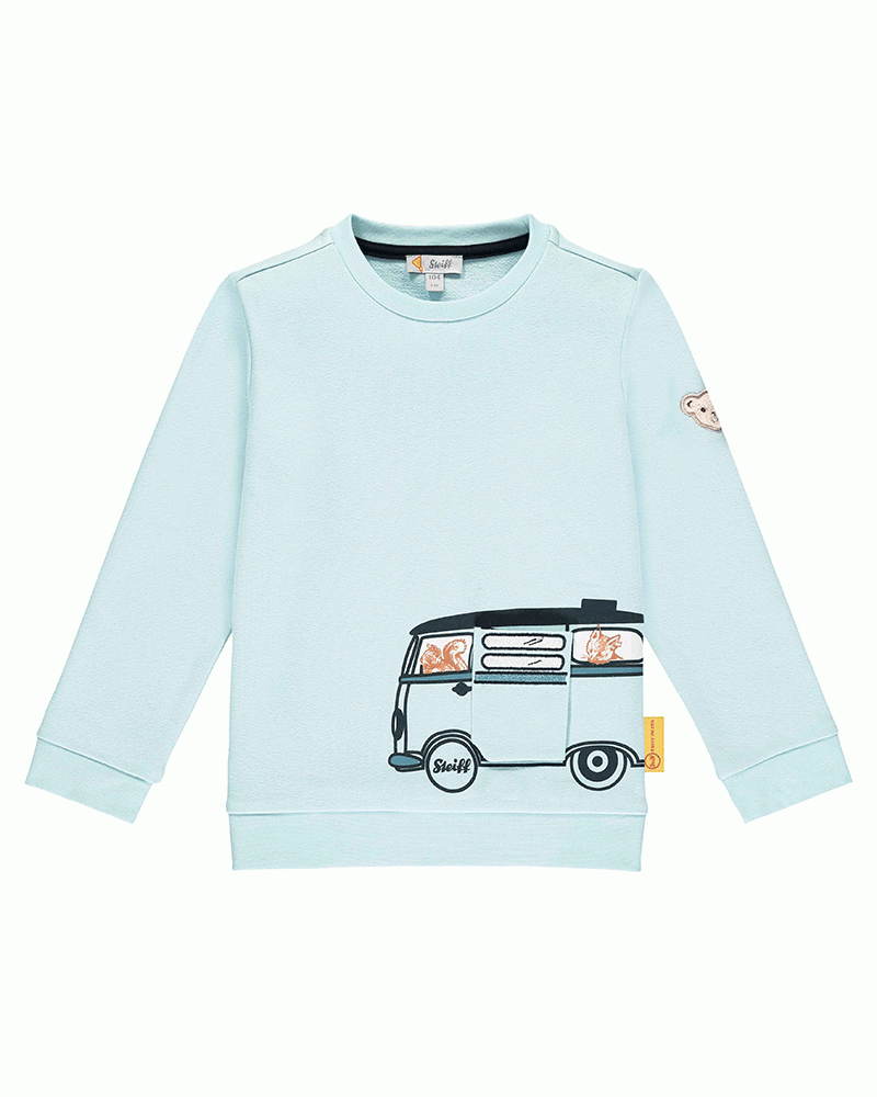 Sweatshirt von Stiff - türkis