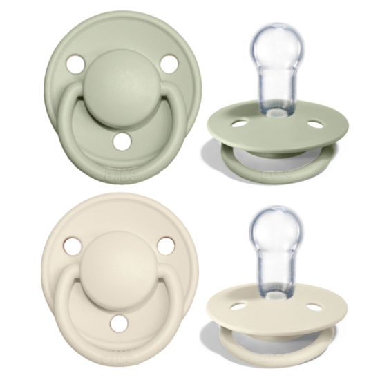 Sage & Ivory Silicone - Bibs de Lux (0-36m)