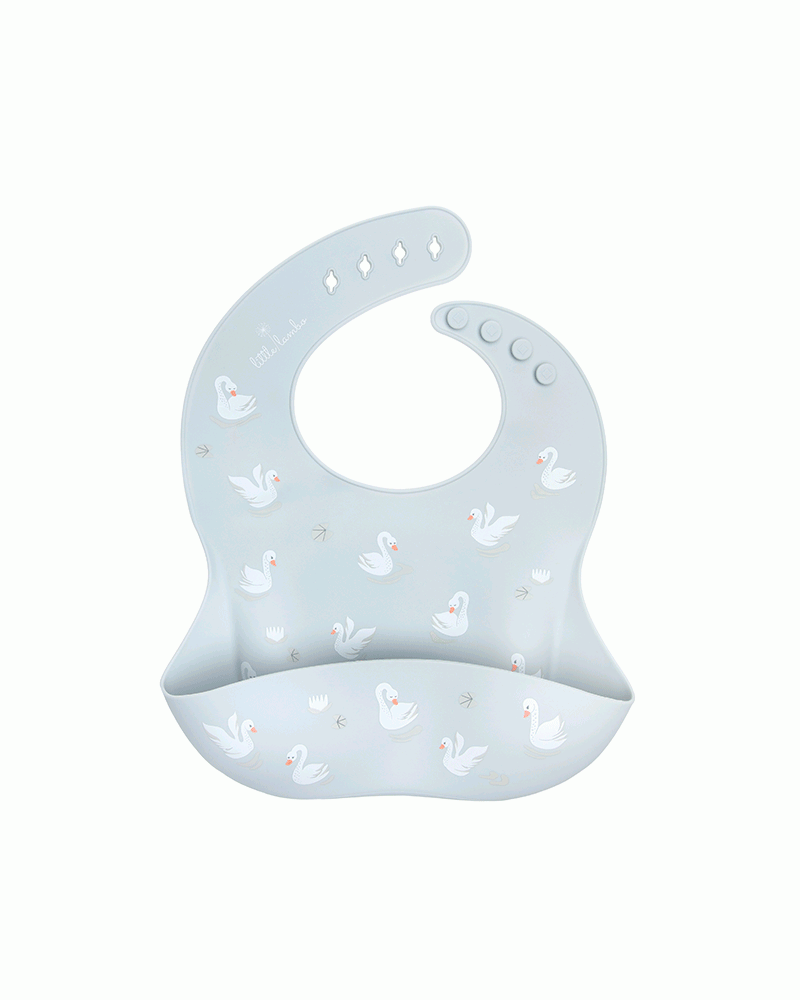 Silikonlätzchen - Silicone Bib - Swan von BIBS