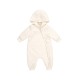 Gefütterter Baby-Overall  Bembi  62-68 | elfenbeinfarben